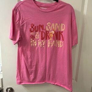 Pink Graphic Sunmer Women’s T-Shirt